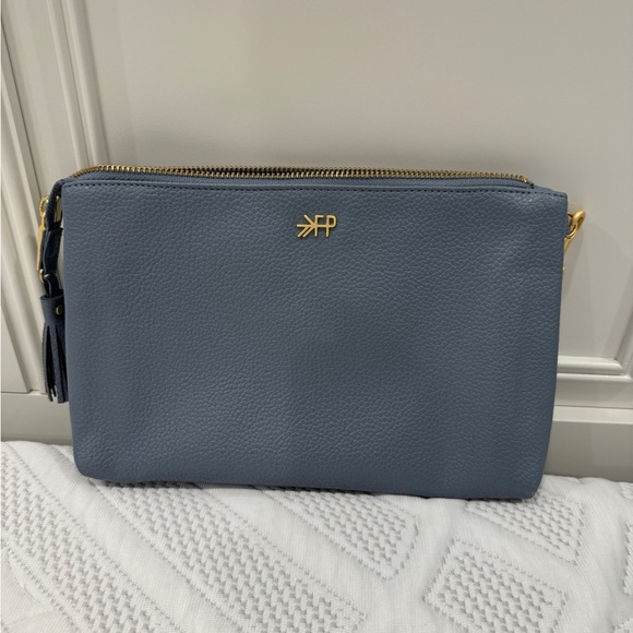 Freshly Picked Classic Weekender + Matching Classic Clutch (Dusty Blue) - Picture 8 of 10